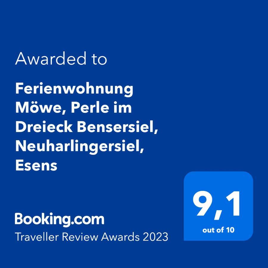 Ferienwohnung Moewe, Perle Im Dreieck Bensersiel, Neuharlingersiel, Esens Kültér fotó